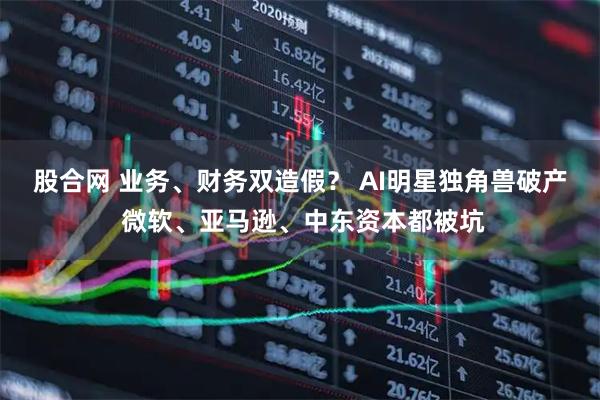 股合网 业务、财务双造假？ AI明星独角兽破产 微软、亚马逊、中东资本都被坑
