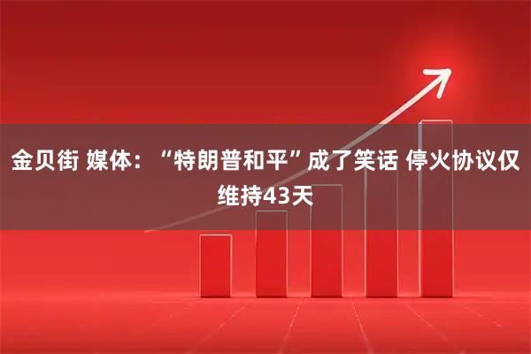 金贝街 媒体：“特朗普和平”成了笑话 停火协议仅维持43天