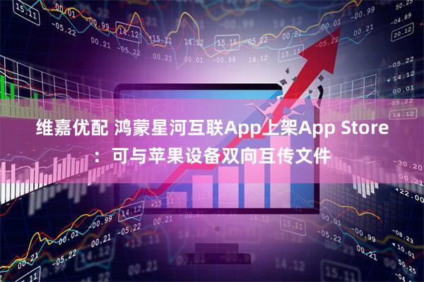 维嘉优配 鸿蒙星河互联App上架App Store：可与苹果设备双向互传文件